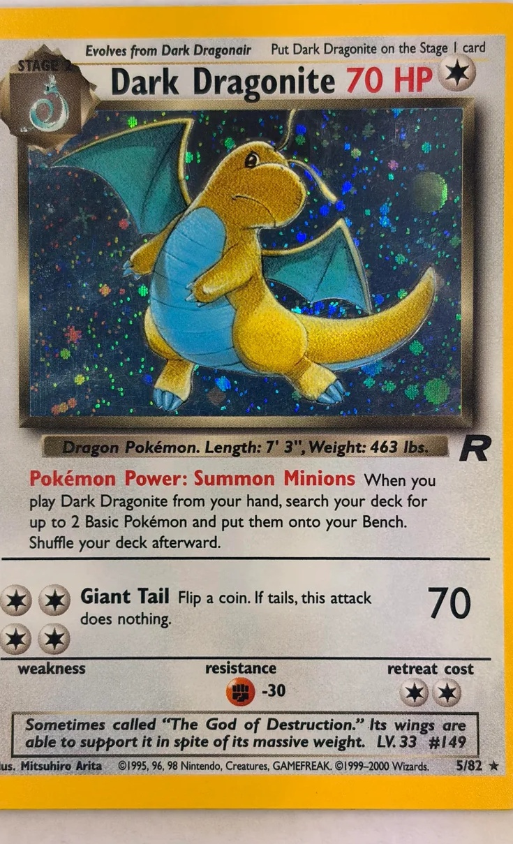 Pokémon card photo used to compare measured centering versus visual eyeballing